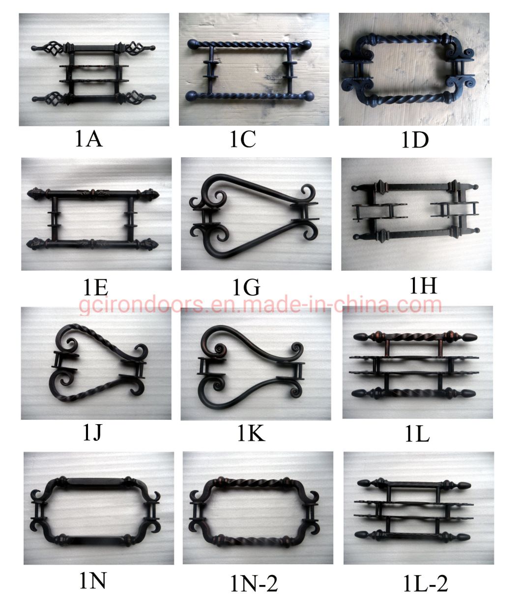 Square Top Clean Finish Iron Interior Door