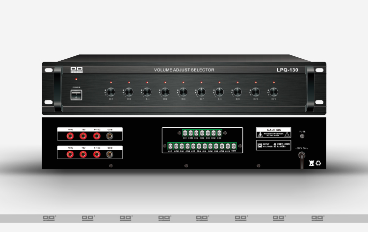 Lpq-130 Qqchinapa 10 Channel Separete Volume Control Amplifier with Relay