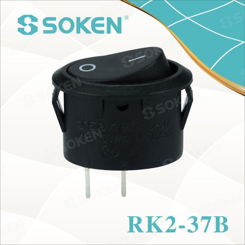 Oval Rocker Switch 4pin