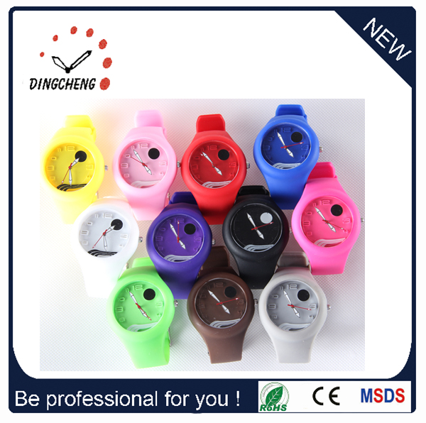 Gift Sport Wrist Christmas Watches Silicone Bracelet Jelly Watch (DC-239)