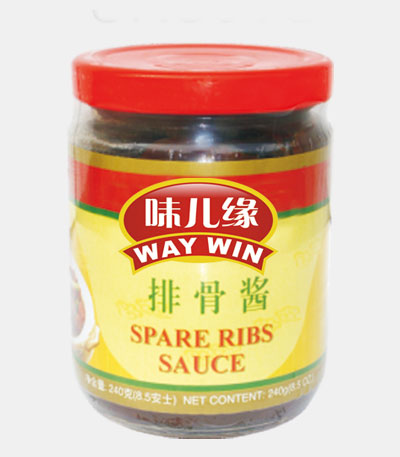 Bestseller Spare Ribs Sauce in Glass Bottle