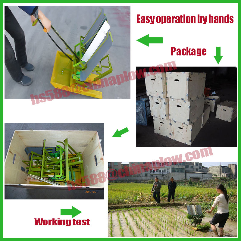 2 Rows Manural Rice Transplanter