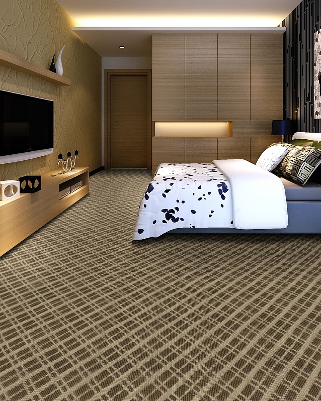 Machine Tufted PP Wall to Wall Hotel Carpets