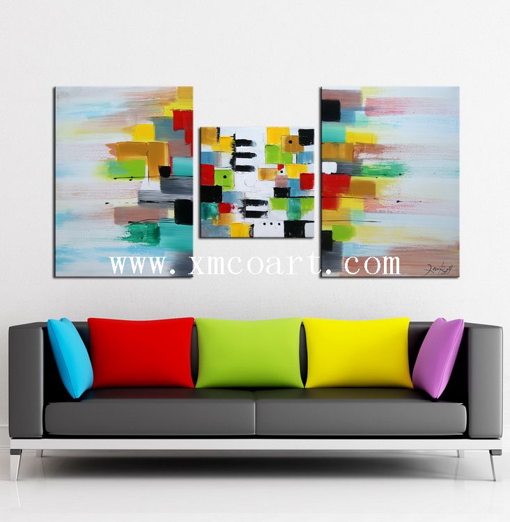 2015 Abstract Oil Painting for Wall Decoration (New-509)