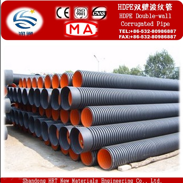 HDPE Polyethylene Double Wall Corrugated Pipe