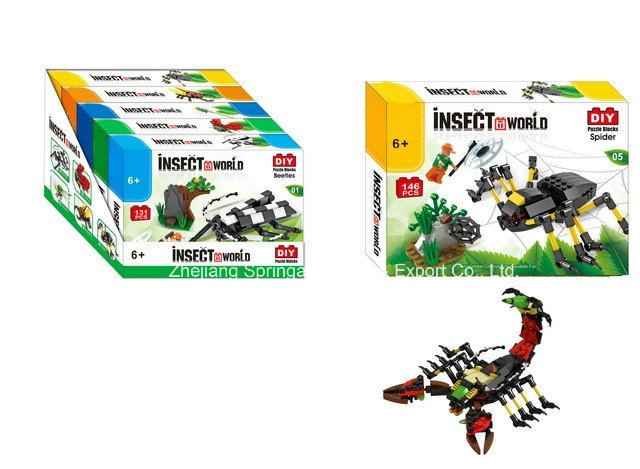 Boutique Building Block Toy for DIY Insect World-Spider