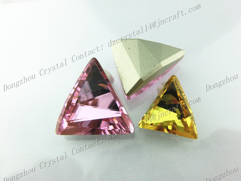 Triangle Fancy Strass Diamonds Stones Beads