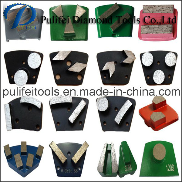 Concrete Floor Grinder Diamond Tools Grinding Segment for Metal Pad