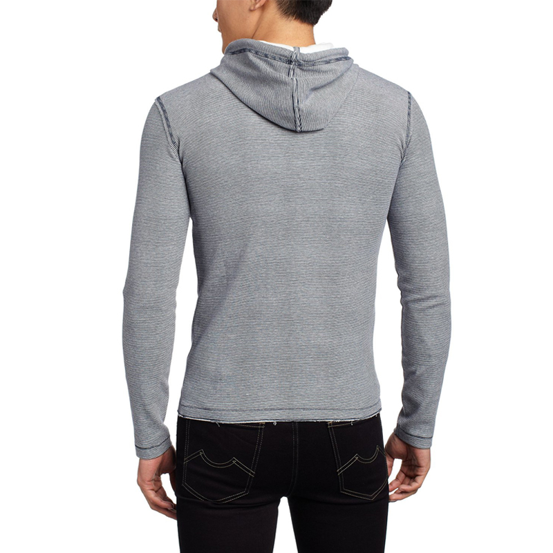 Wholesale Plain Slim Fit Men's Sweatshirt with Hooded