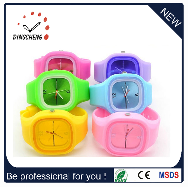 Fashion Watches Jelly Digital Silicone Sport Wrist Watch (DC-392)