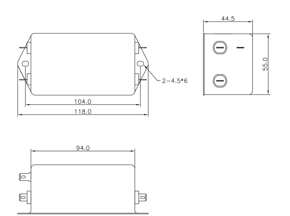 Single Phase EMC Noise AC Power Filter