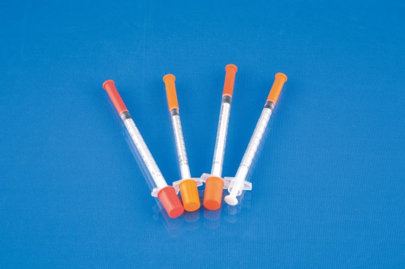 Medicial Insulin Syringe 0.3ml 0.5ml 1ml with CE ISO13485 BV SGS TUV GMP