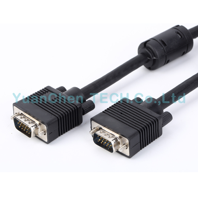 OEM HD 15pins Male to Male VGA Cable for Computer