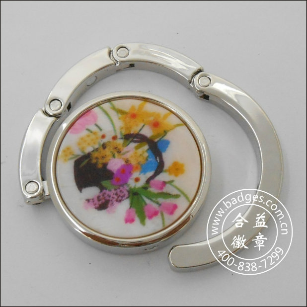 Bag Hanging Ring, Butterfly Bad Hanger with Diamonds (GZHY-BHR-001)