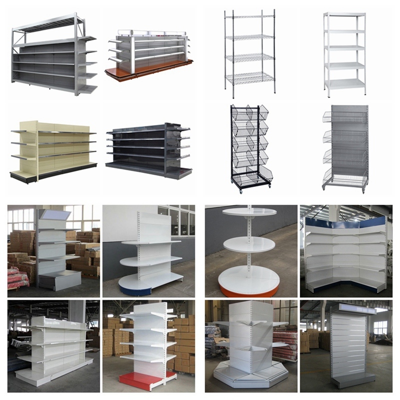 Flat Panel Supermarket Display Rack/Shelf/Gondola Supplier