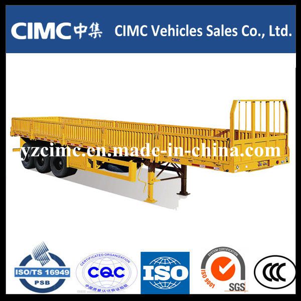 Cimc Side Wall Semi Trailer/ Bulk Cargo Trailer