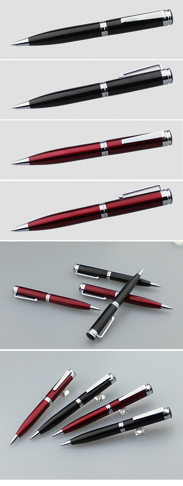 Supply Promotional Metal Pens Raw Material Ballpoint Pen