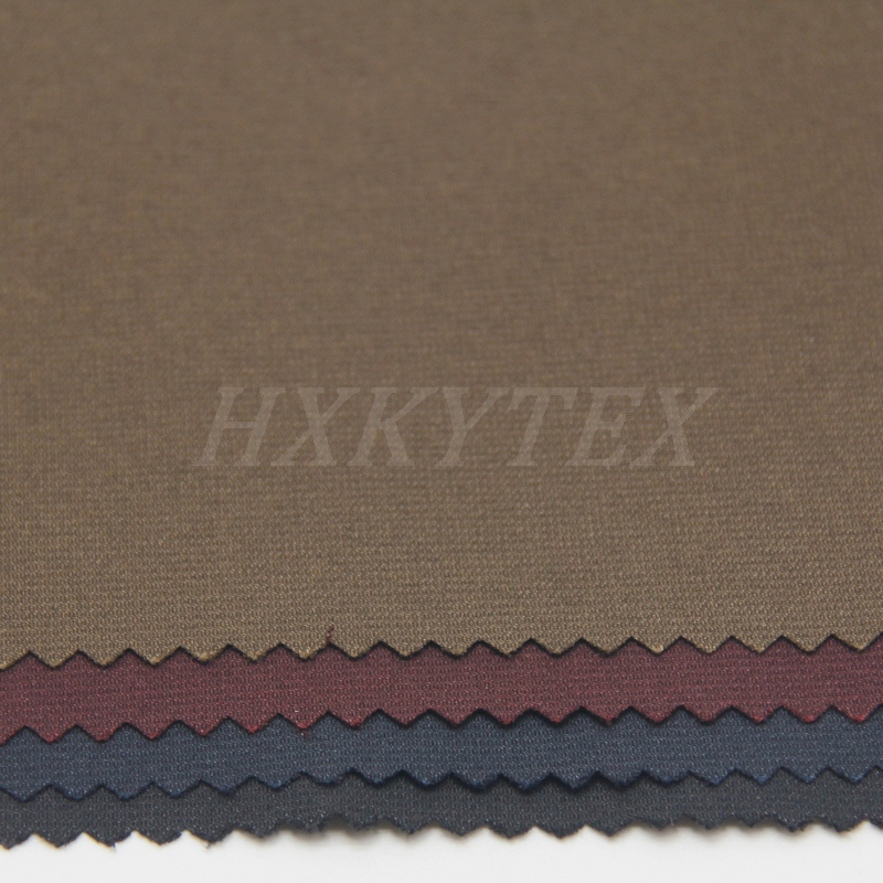 Lustre Fiber with Spandex Polyester Fabric for Casual Jacket