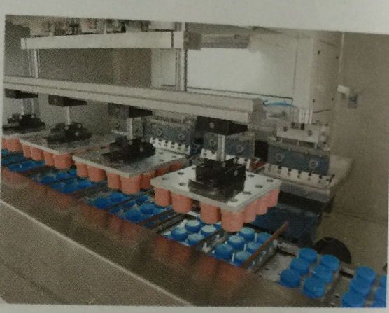 High Speed Multi-Color Automatic Bottle Caps Pad Printing Machine China