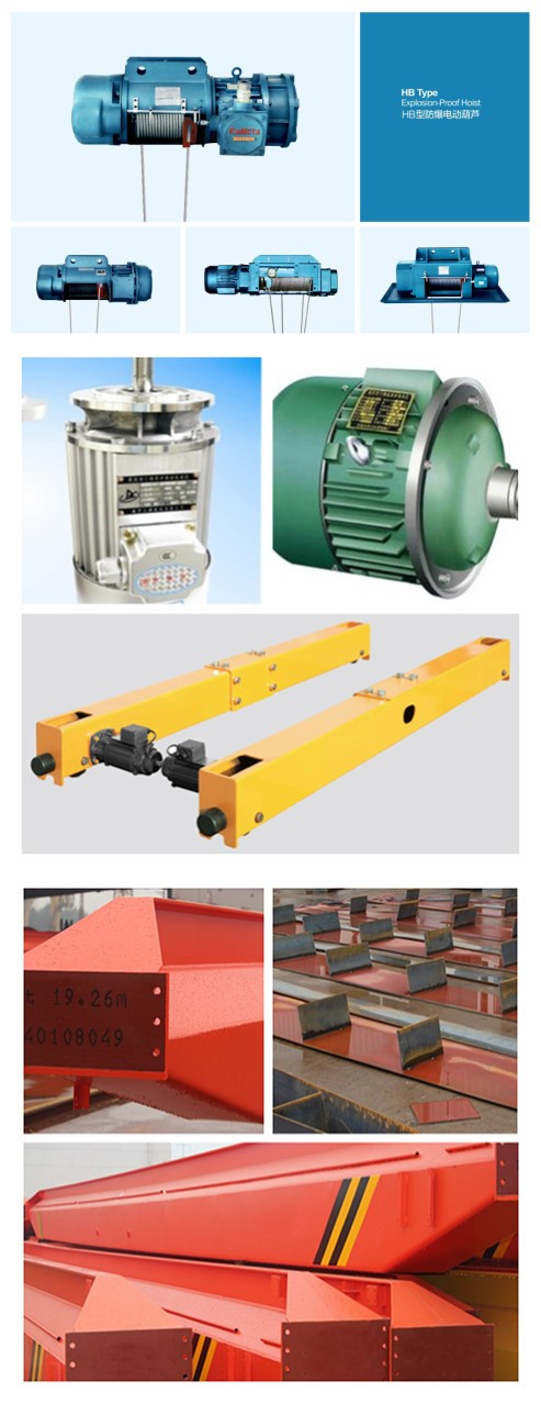 10 Ton Single Girder Explosion Proof Overhead Crane