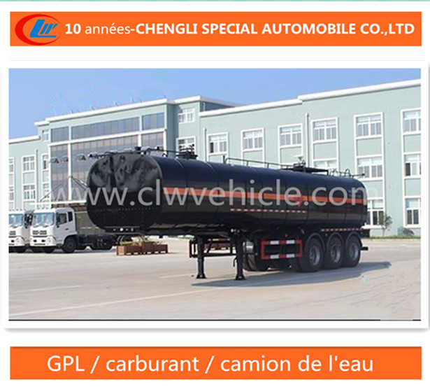 50 Cbm Asphalte Reservoir Semi-Remorque 3 Essieux Trailer