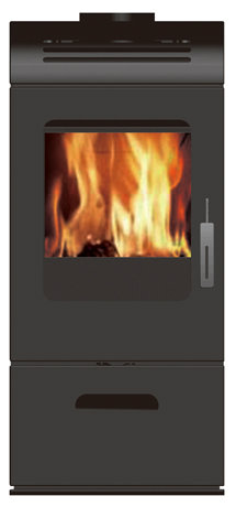 Cast Iron Multi Fuel Stove Heater (FIPA067) / Wood Burning Stove