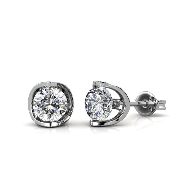 Destiny Jewellery Crystal From Swarovski Charlotte Stud Earrings