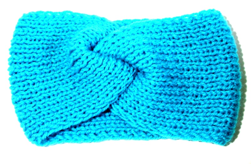 Hand Knit Headband Turban Ear Warmer Headwear Twist Hair Band