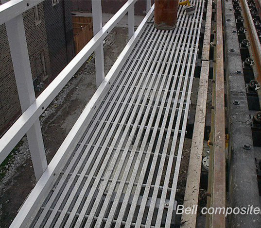 High Strength FRP/GRP Walkway/Platform, Fiberglass Grating