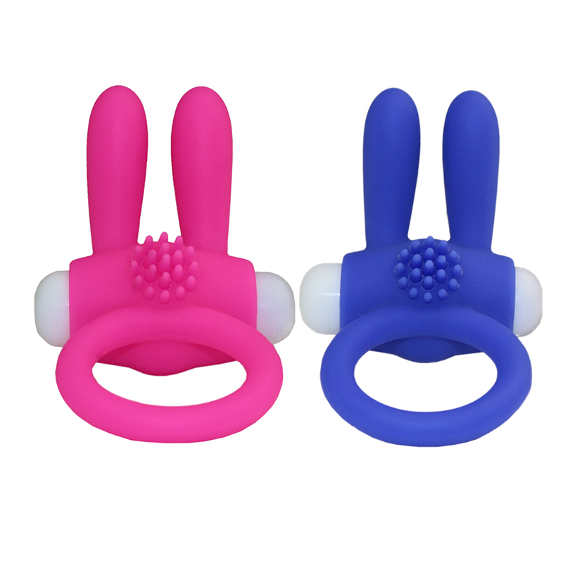 High Grade Silicone Sex Vibrating Rings for Women (DYAST407)