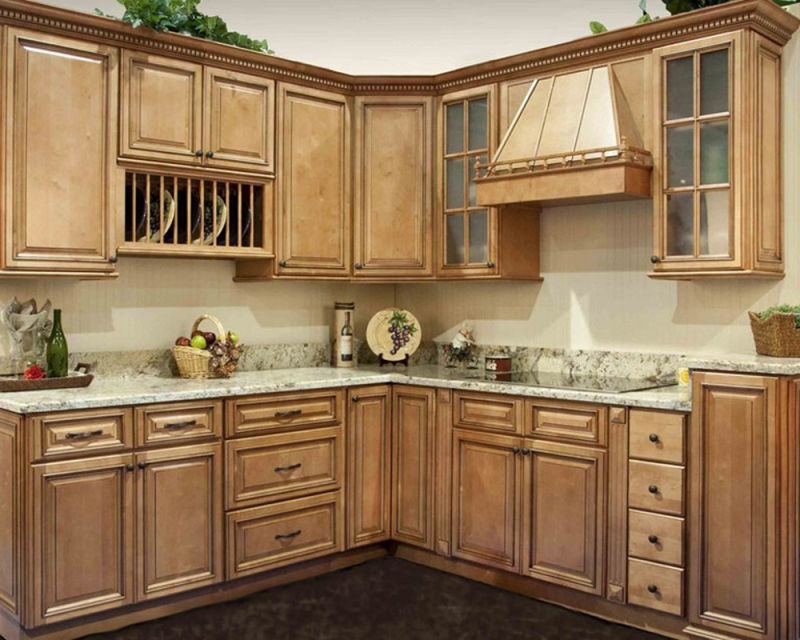 Australian Standard High End Solid Wood Kitchen Cabinet