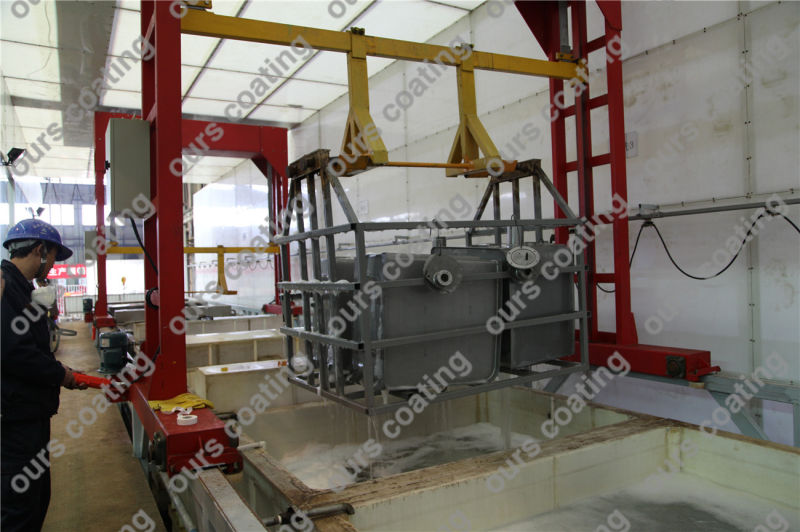 Fast Color Change Automatic Powder Coating Line for Metal Products