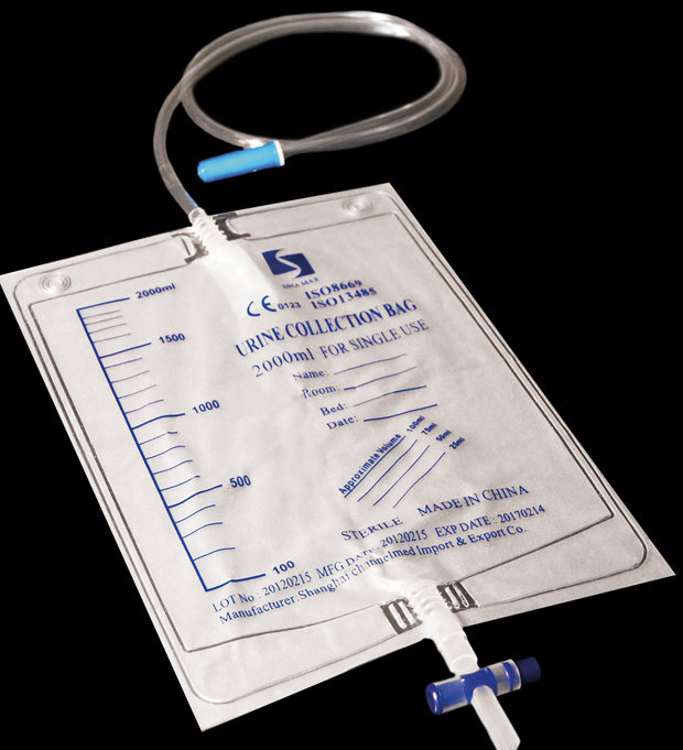Medical Disposable Push-Pull Valve Adult Urine Bag