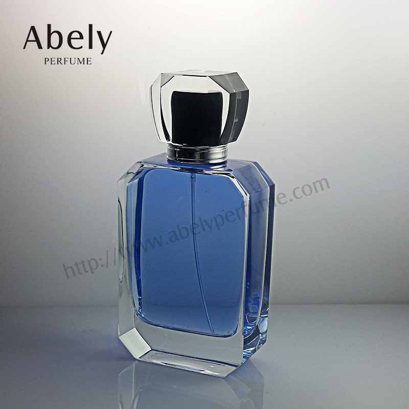 Perfume Bottle with Leather Decoration for Men