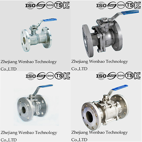 Investment Casting Flanged Ball Valve with GB Direct Mounting Pad