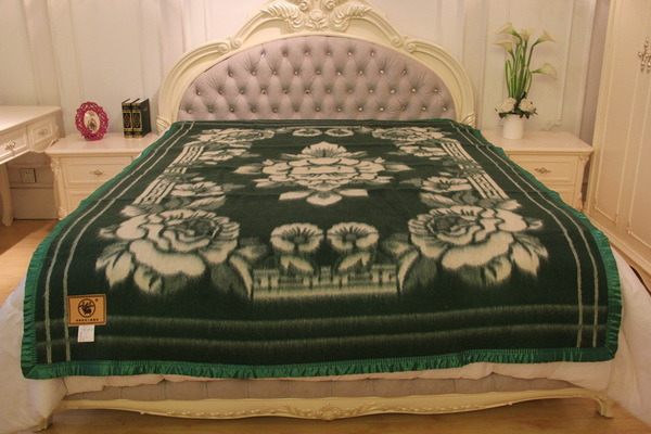 100%Yak Wool Jacquard Blankets / Cashmere Garment/Wool Textile/Fabric/Bedding