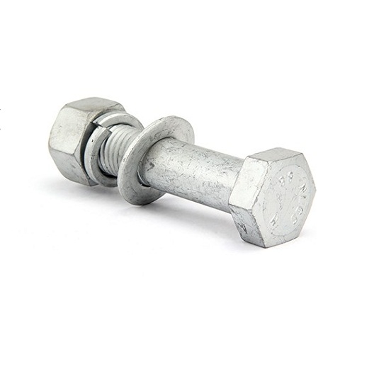 Best Quality DIN6914 Hex Bolt Zinc Finish