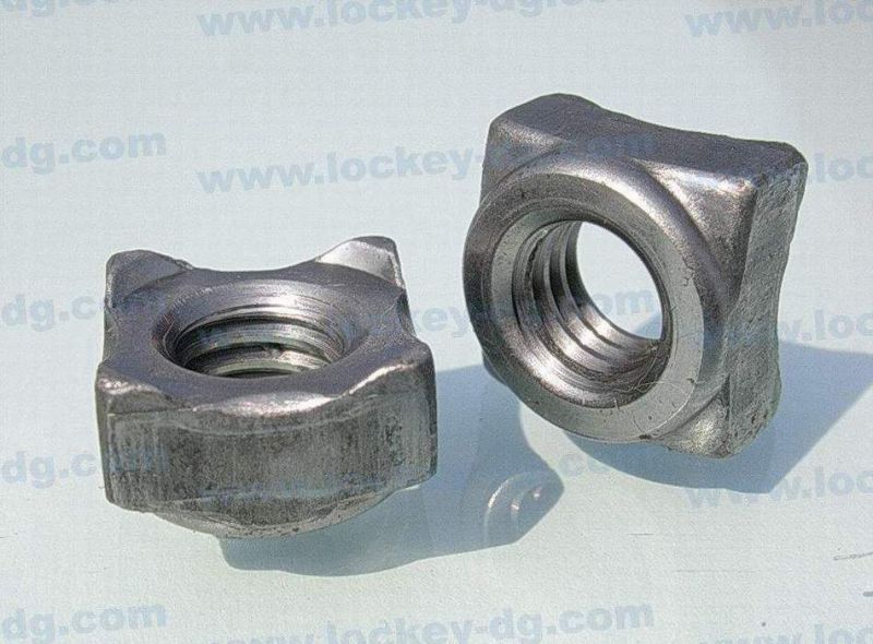 Stainless Steel Square Weld Nut Passivated