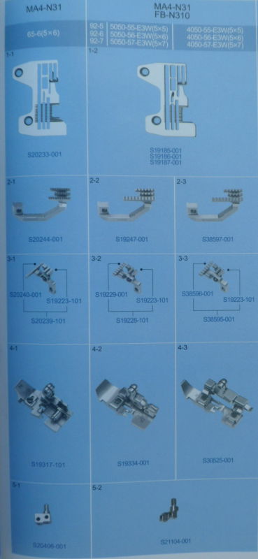 Gauge Set for Brother Sewing Machine Spare Parts