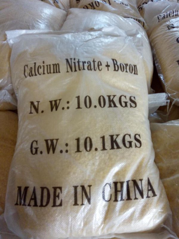 Free Sample Yellow Calcium Nitrate with Boron