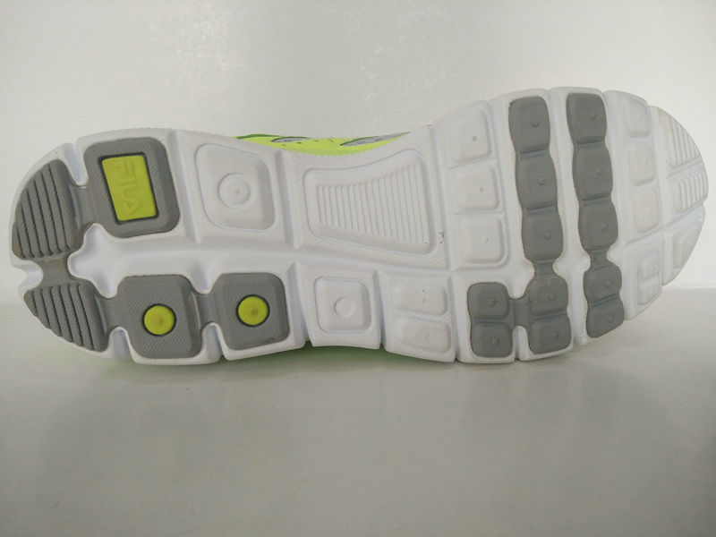 Grey Yellow Patchwork Fashion Running Shoes