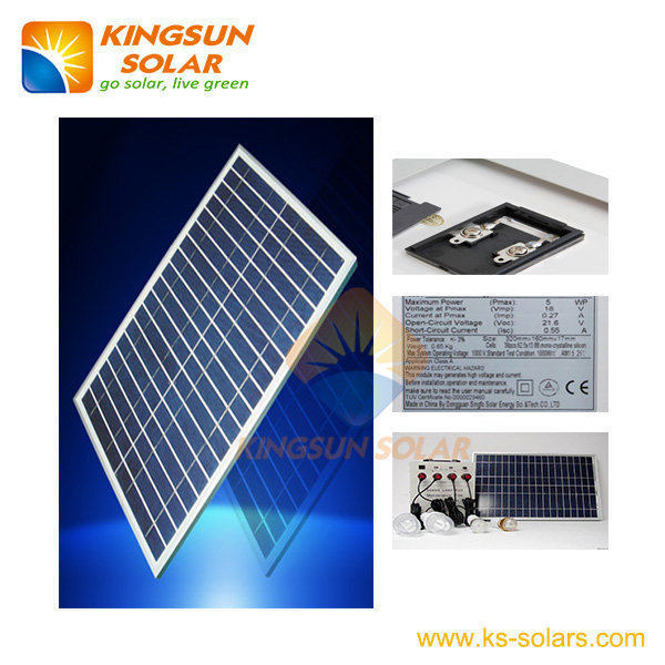 5W Small Power Mono-Crystalline Solar Panel/Mono Solar Panel/Solar Module