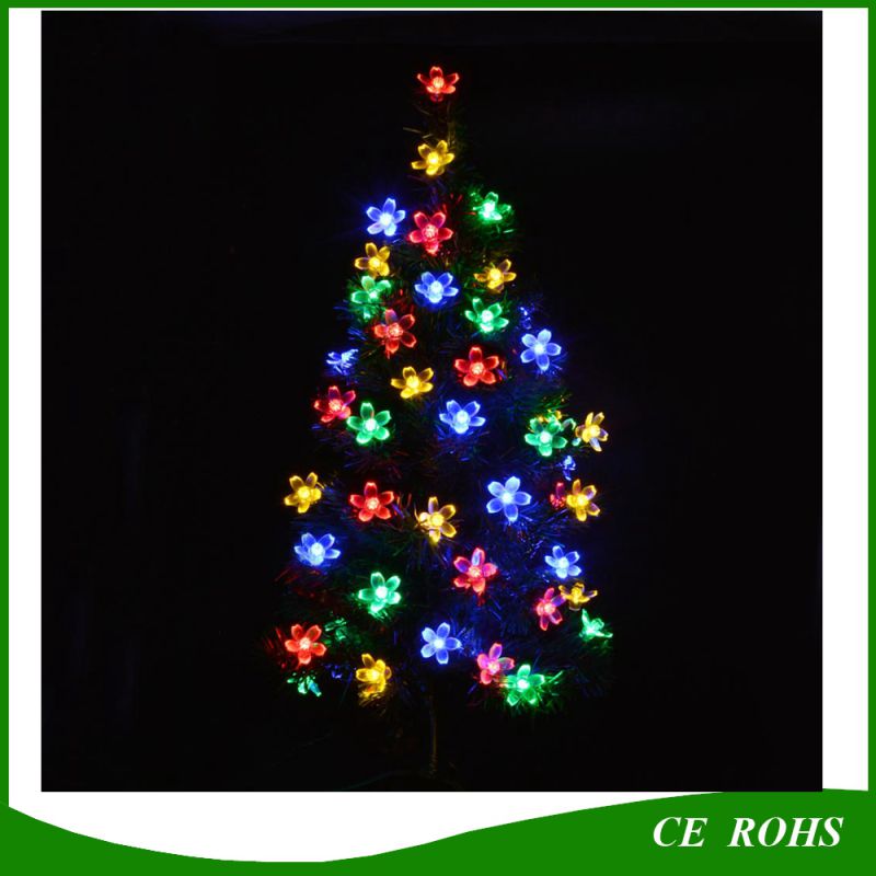 Outdoor Solar String Lights 21FT 50 LED Blossom Flower Fairy Light for Garden Patio Wedding Party Bedroom Christmas Decoration