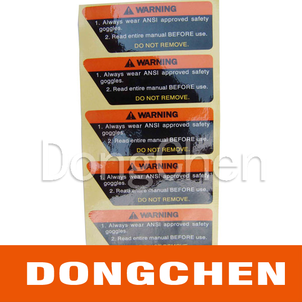 Custom Self Adhesive Paper Sticker Labels Printing