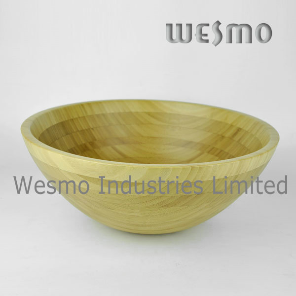 Carbonized Bamboo Kitchenware Salad Bowl