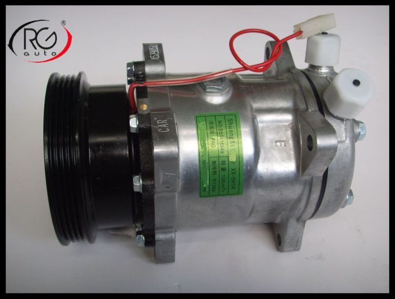 Excavator AC DC Air Compressor SD-508 12V Air Conditioning Compressor Cheap with Good Quality