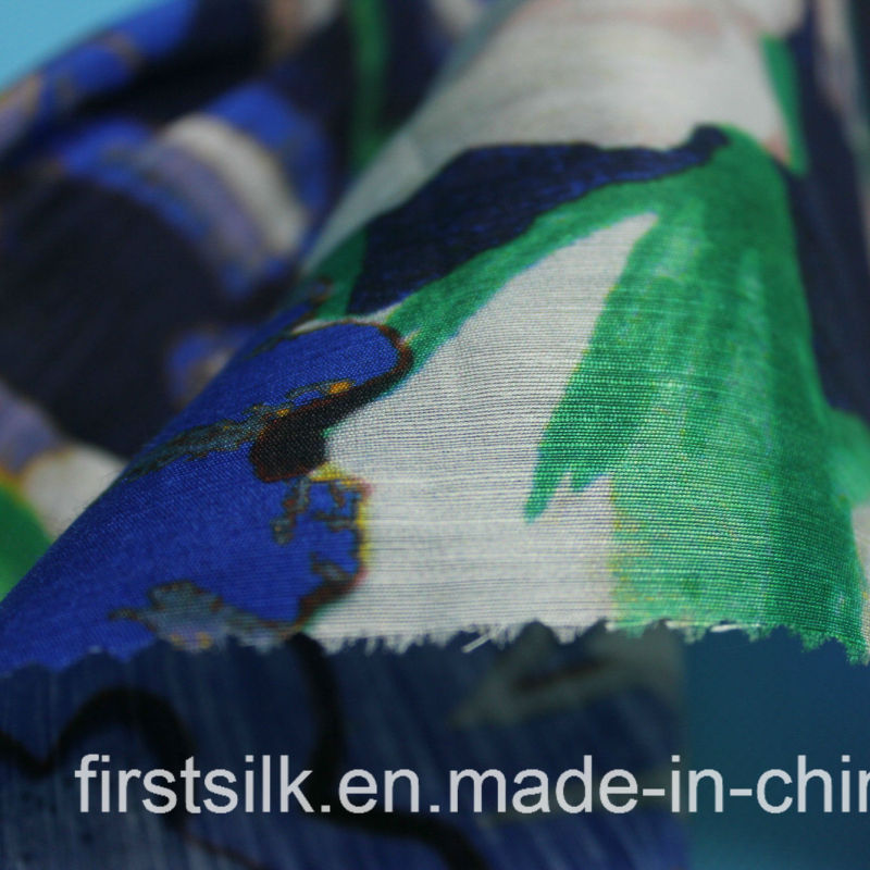 Silk Linen Voile Fabric for Fashion