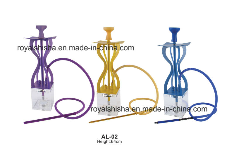 2016 New Style Portable Short Acrylic Shisha Hookah with LED Light