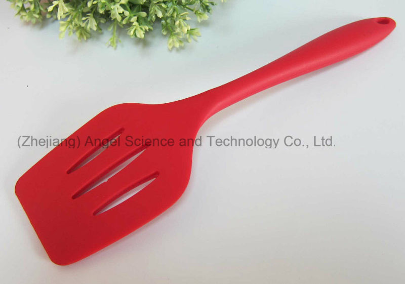 Non-Stick Silicone Cookware Silicone Slotted Spatula for Kitchen Ss11