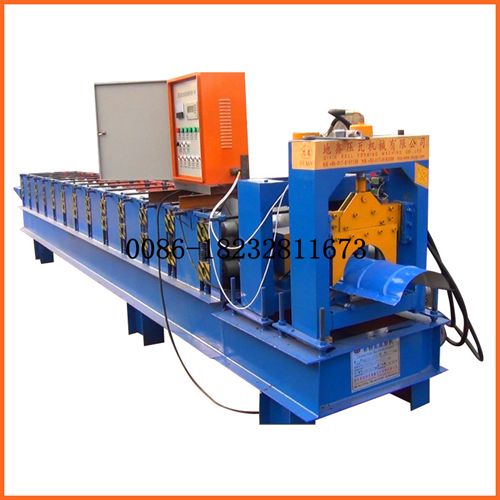 Dixin 312 Color Steel Ridge Cap Roof Profile Roll Forming Machine